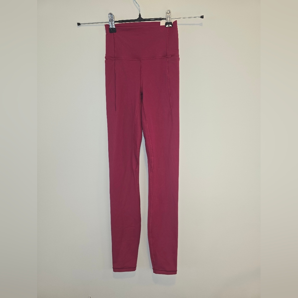 CALIA by Carrie Underwood Burgundy High-Rise Leggings Size Xxs Nwt